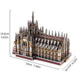 Roman Cathedral Metal Puzzle | Handmade Architectural Art