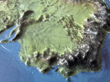 3D Australia Map | A True Raised Relief Map