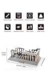 Temple of Athena Metal Puzzle | Handmade Architectural Art