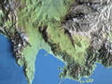 3D Australia Map | A True Raised Relief Map