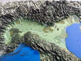 3D Italy Map | A True Raised Relief Map