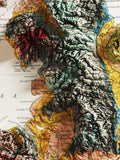 1904 United Kingdom Vintage Geological Map | Antique Style Wall Art