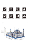 Blue Mosque Metal Puzzle | Handmade Architectural Art