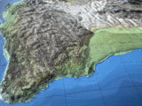 3D Australia Map | A True Raised Relief Map