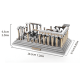 Temple of Athena Metal Puzzle | Handmade Architectural Art