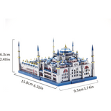 Blue Mosque Metal Puzzle | Handmade Architectural Art