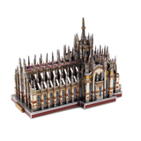 Roman Cathedral Metal Puzzle | Handmade Architectural Art
