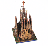 Sagrada Família Gothic Metal Puzzle | Handmade Architectural Art