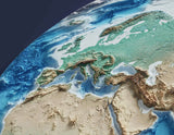 Robinson Projection World Map | Classic 2D World Map Wall Art