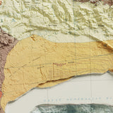 1960 Australia Vintage Geological Map | Antique Style Wall Art