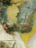 United States Grand Canyon Vintage Geological Map | Antique Style Wall Art