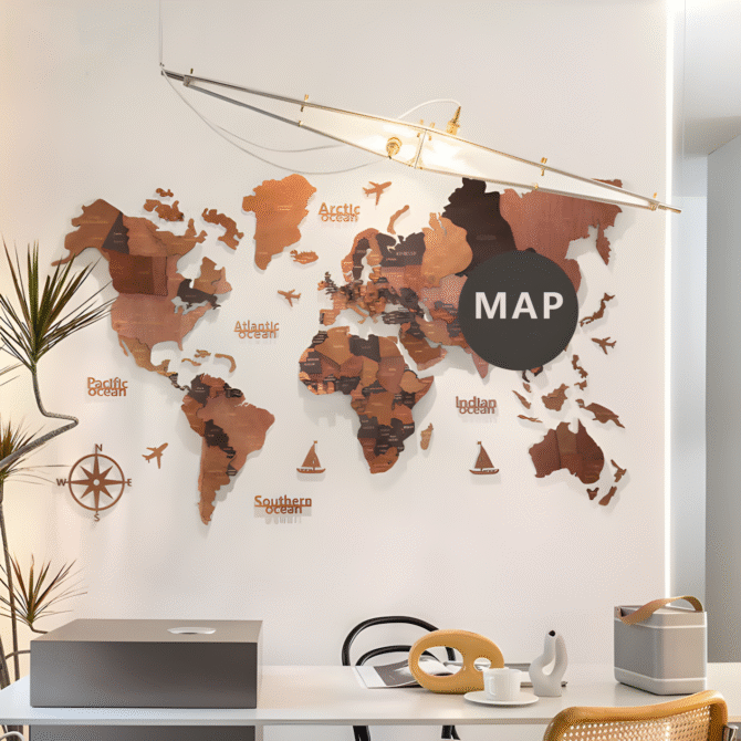 Wooden Map Puzzle