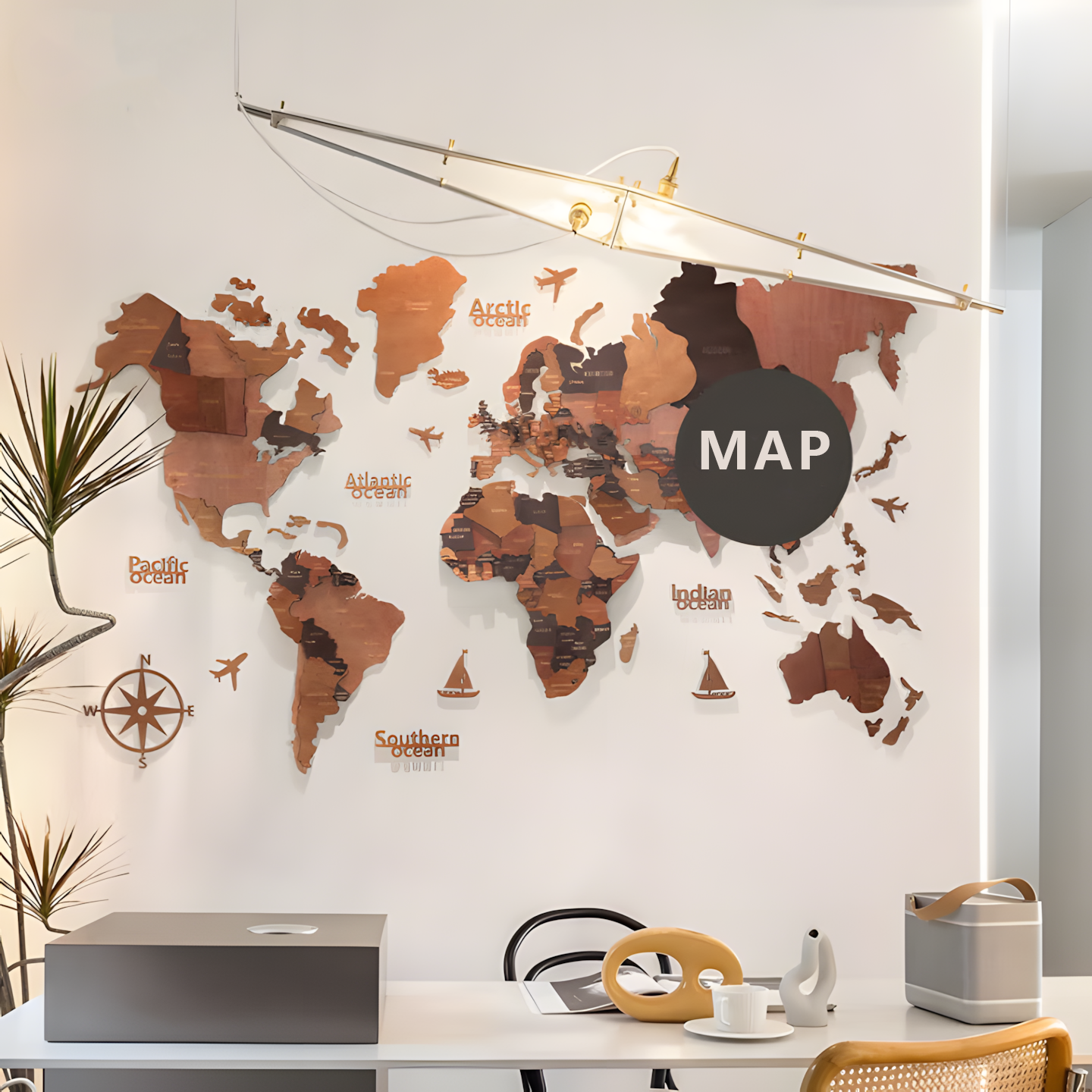 Wooden Map Puzzle