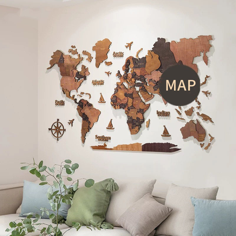 Wooden Map Puzzle - Image 2
