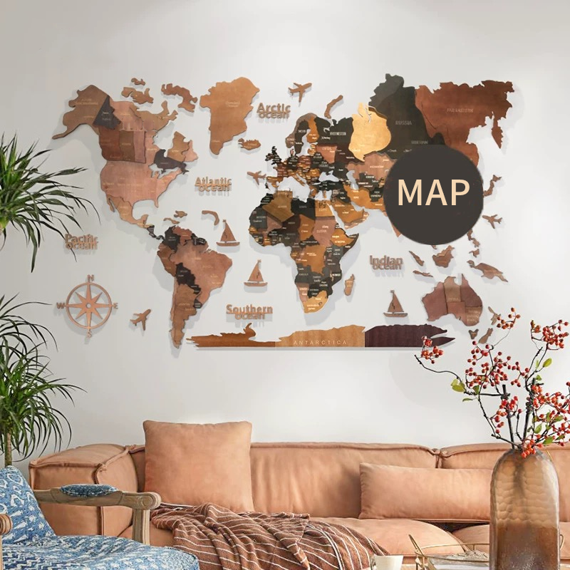 Wooden Map Puzzle - Image 3